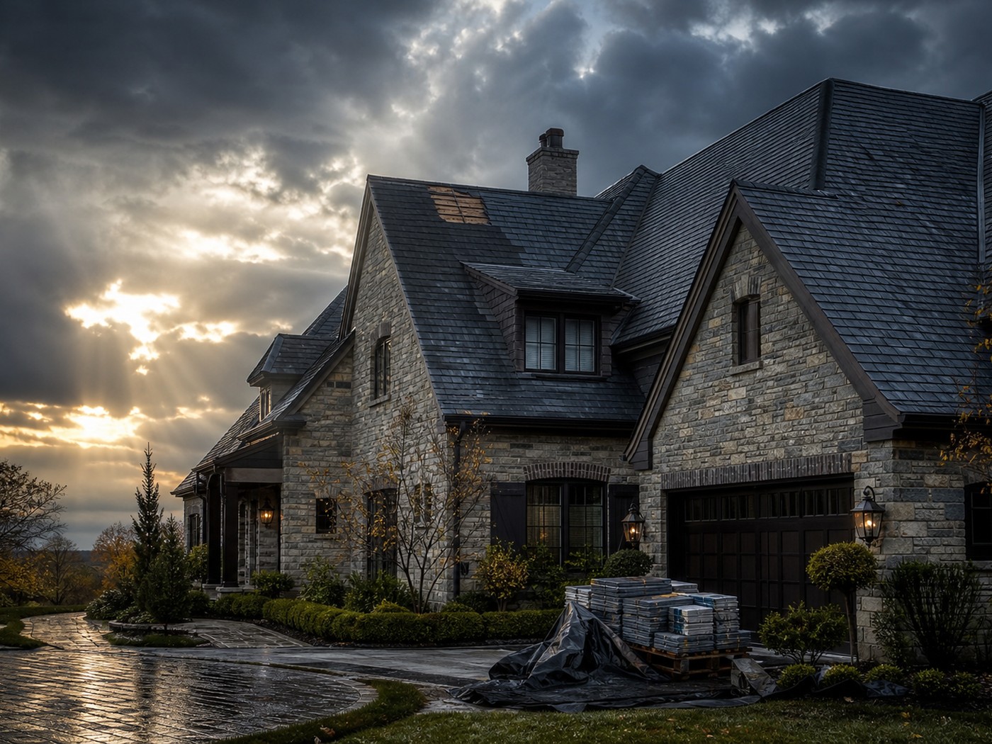 Storm damage repair